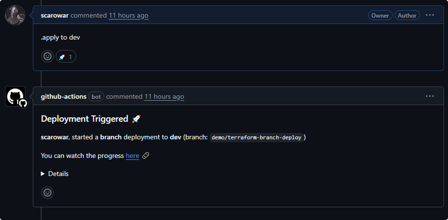 Apply Command